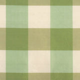 Scalamandre SC 000236291 GREEN & IVORY WOODLAND CHECK Fabric - Eade's Wallpaper