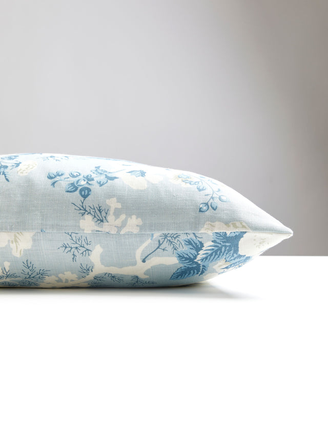 Scalamandre SC 0002ASCLPILL ASCOT LINEN PRINT PILLOW - Pillo