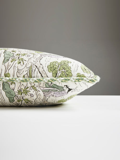 Scalamandre SC 0002SATOPILL SATOMI HAND BLOCK PRINT PILLOW -