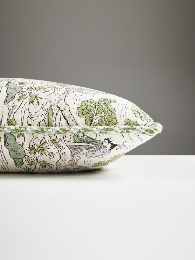 Scalamandre SC 0002SATOPILL SATOMI HAND BLOCK PRINT PILLOW -