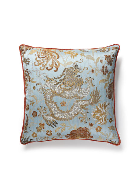 Scalamandre SC 0002SDDC27327 DRAGON TABLEAU PILLOW - Pillow 
