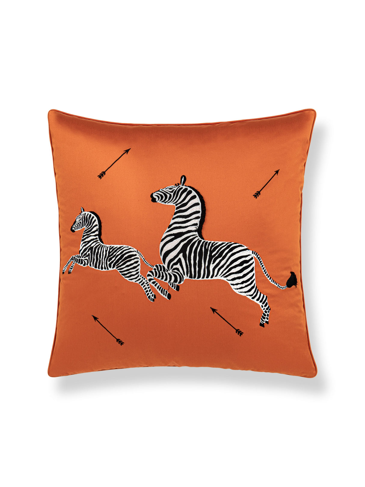 Scalamandre SC 0002SDDS16496 ZEBRAS EMBROIDERED PILLOW - Pil