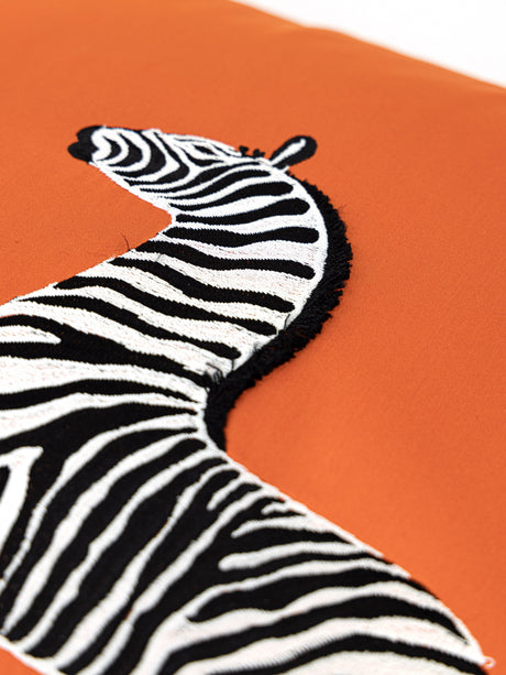Scalamandre SC 0002SDDS16496 ZEBRAS EMBROIDERED PILLOW - Pil