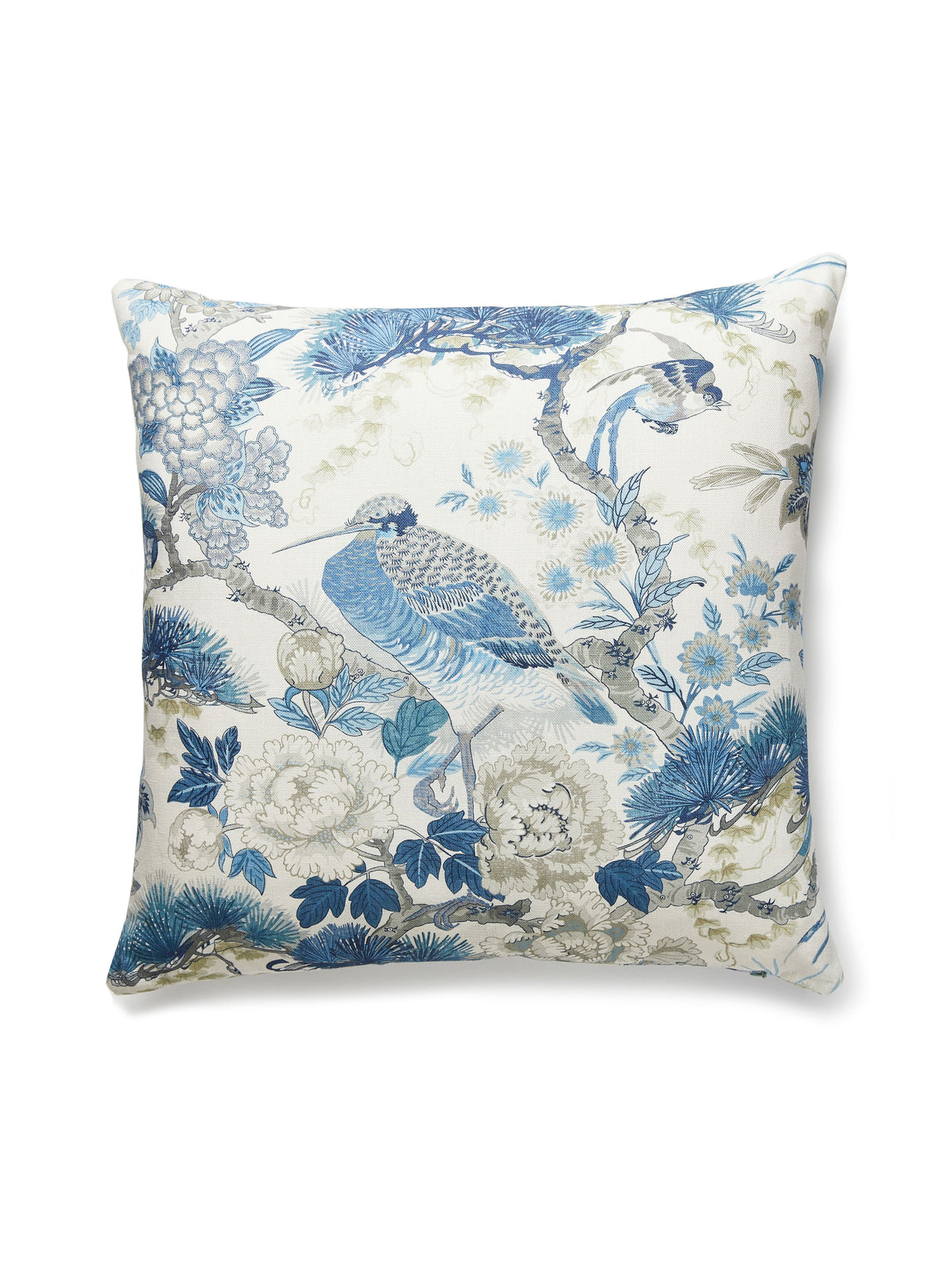 Scalamandre SC 0002SHENPILL SHENYANG LINEN PRINT PILLOW - Pi