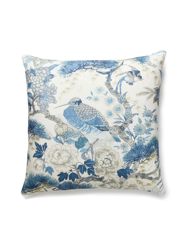 Scalamandre SC 0002SHENPILL SHENYANG LINEN PRINT PILLOW - Pi