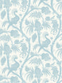 Scalamandre SC 0002WP88355 SKY BALINESE PEACOCK WALLPAPER - Eade's Wallpaper