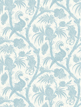 Scalamandre SC 0002WP88355 SKY BALINESE PEACOCK WALLPAPER - Eade's Wallpaper