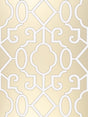 Scalamandre SC 0002WP88356 CHAMPAGNE - PEARLESCENT MING FRETWORK WALLPAPER - Eade's Wallpaper
