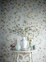 Scalamandre SC 0002WP88382 SKY LUOYANG GARDEN SISAL WALLPAPER - Eade's Wallpaper