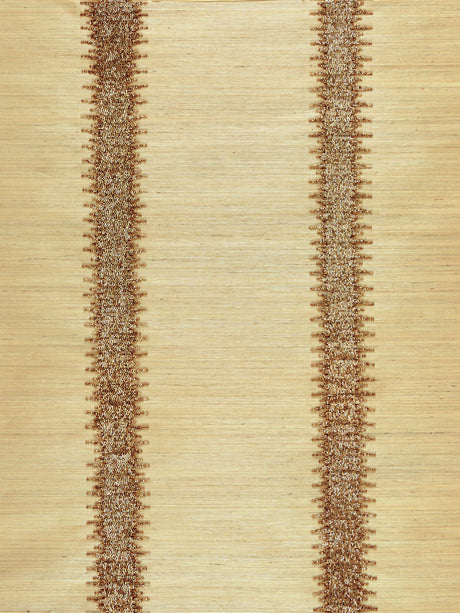Scalamandre SC 0002WP88386 BURNISHED GOLD VERONICA BEADED GRASSCLOTH WALLPAPER - Eade's Wallpaper