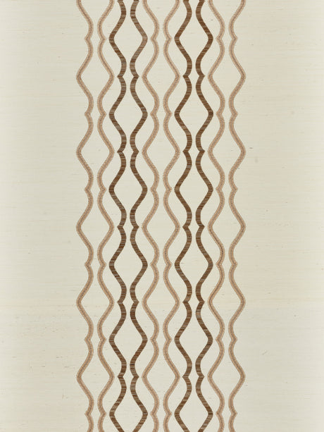Scalamandre SC 0002WP88447 SHELL VALENTINA EMBELLISHED SISAL WALLPAPER - Eade's Wallpaper