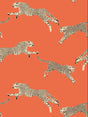 Scalamandre SC 0002WP88449 CLEMENTINE LEAPING CHEETAH WALLPAPER - Eade's Wallpaper