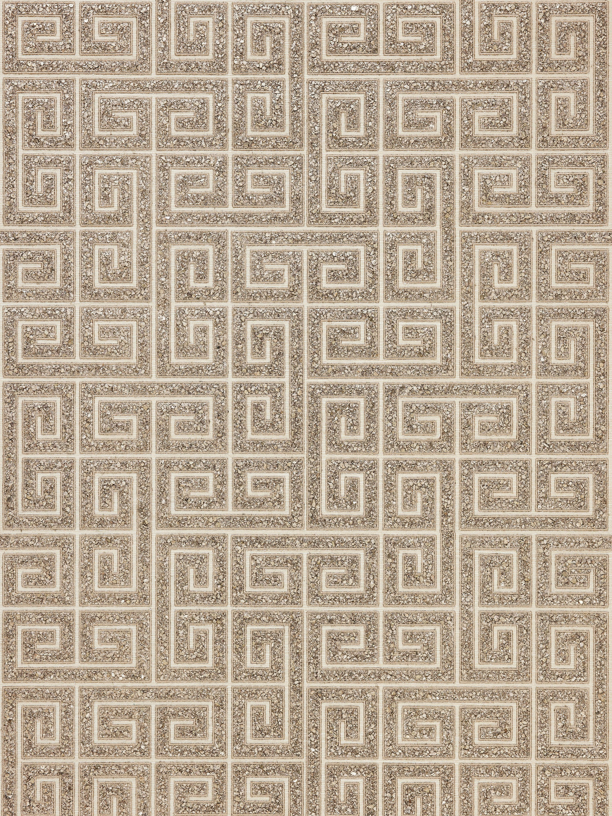 Scalamandre SC 0002WP88557 TIGER EYE FRET MOSAIC GRASSCLOTH WALLPAPER - Eade's Wallpaper