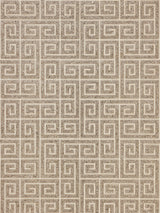 Scalamandre SC 0002WP88557 TIGER EYE FRET MOSAIC GRASSCLOTH WALLPAPER - Eade's Wallpaper