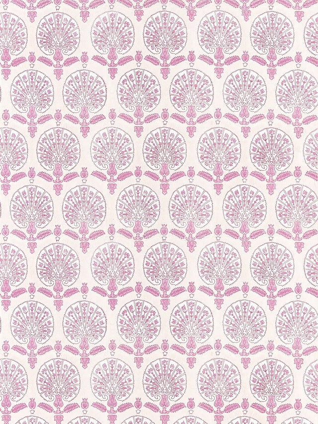 Scalamandre SC 0002WP88560 ROSE PETAL KARANFIL BLOCK PRINT WALLPAPER - Eade's Wallpaper