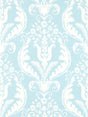 Scalamandre SC 000316597 SKY PRIMAVERA LINEN PRINT Fabric - Eade's Wallpaper