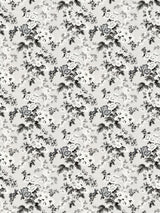 Scalamandre SC 000316602 FRENCH GREY ASCOT LINEN PRINT Fabric - Eade's Wallpaper