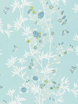 Scalamandre SC 000316608 CIEL JARDIN DE CHINE PRINT Fabric - Eade's Wallpaper