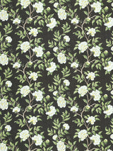 Scalamandre SC 000316616 ONYX PEONIA LINEN PRINT Fabric - Eade's Wallpaper