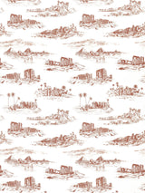 Scalamandre SC 000316635 RED CLAY CAIRO TOILE Fabric - Eade's Wallpaper