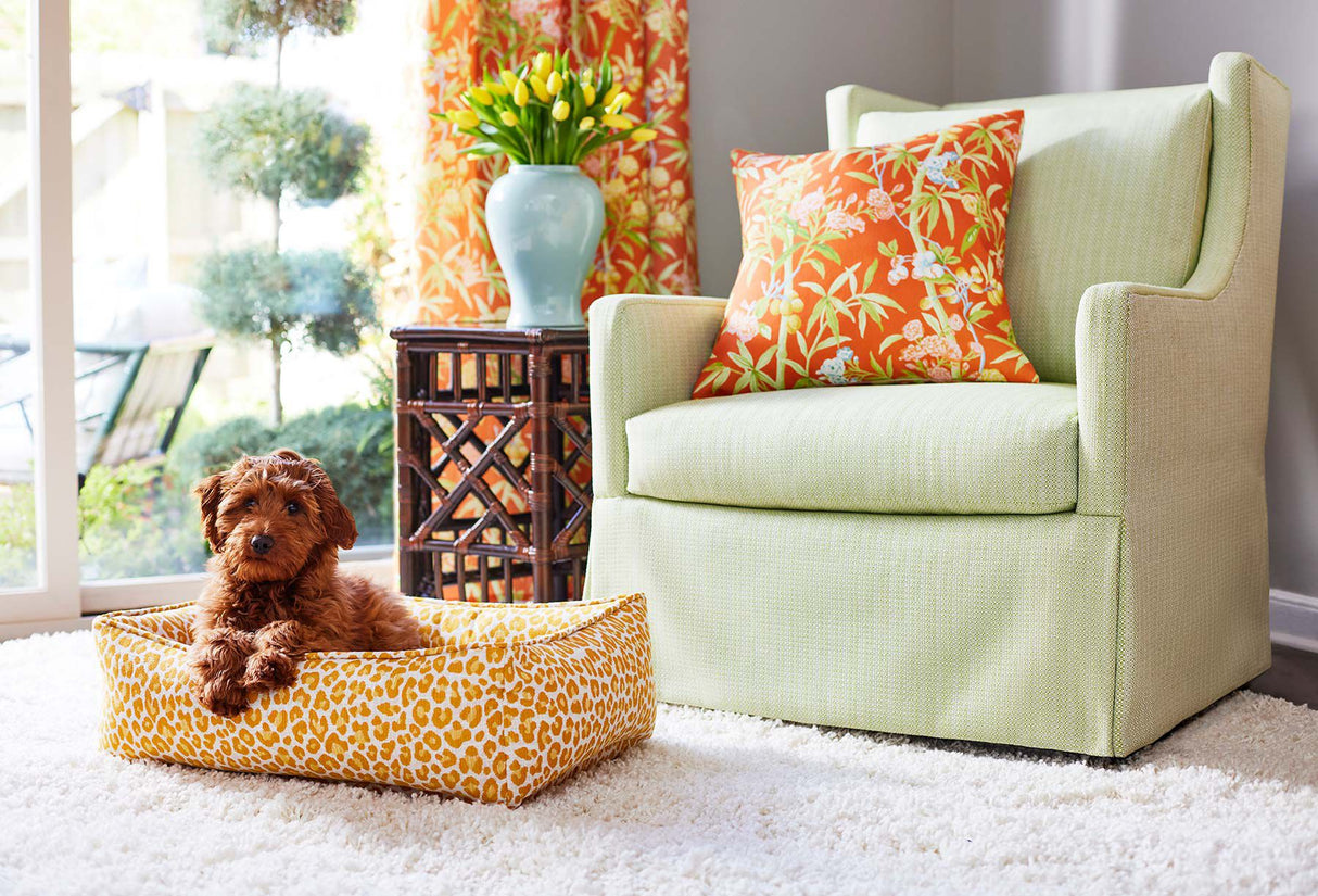 Scalamandre SC 000316638 GUAVA LANAI - OUTDOOR Fabric - Eade's Wallpaper