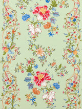 Scalamandre SC 000316648 SEAFOAM POSEY CAMELLIA TRELLIS Fabric - Eade's Wallpaper