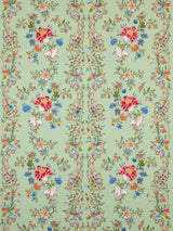Scalamandre SC 000316648 SEAFOAM POSEY CAMELLIA TRELLIS Fabric - Eade's Wallpaper