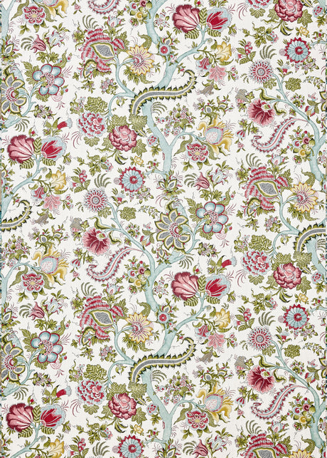Scalamandre SC 000316649 FLOWER GARDEN METROPOLITAN PALAMPORE PRINT Fabric - Eade's Wallpaper