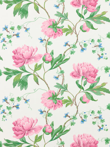 Scalamandre SC 000316650 PETAL ISADORA PRINT Fabric - Eade's Wallpaper