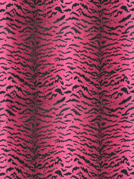 Scalamandre SC 000326167MMA REDS & BLACK TIGRE Fabric - Eade's Wallpaper