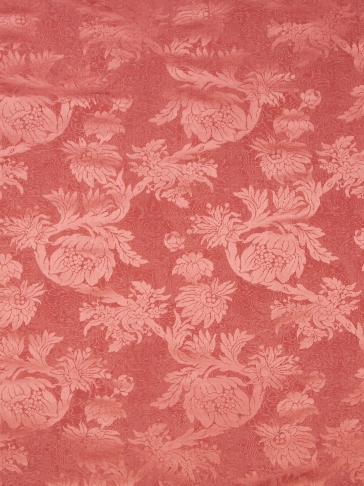 Scalamandre SC 000326695 CORAL DAMAS PARC MONCEAU Fabric - Eade's Wallpaper