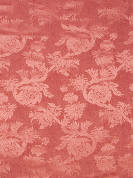 Scalamandre SC 000326695 CORAL DAMAS PARC MONCEAU Fabric - Eade's Wallpaper