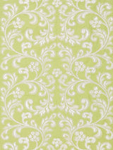 Scalamandre SC 000327029 PEAR CHIARA EMBROIDERY Fabric - Eade's Wallpaper