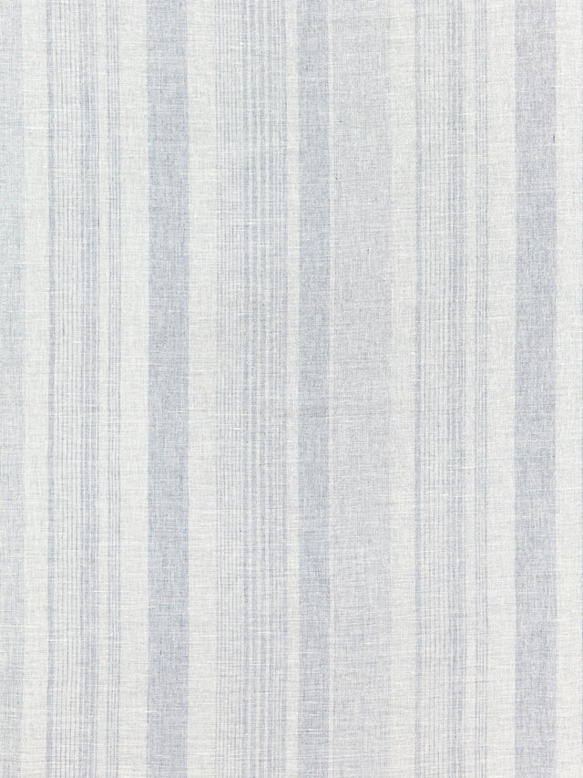 Scalamandre SC 000327046 CHAMBRAY MONTAUK STRIPE SHEER Fabric - Eade's Wallpaper