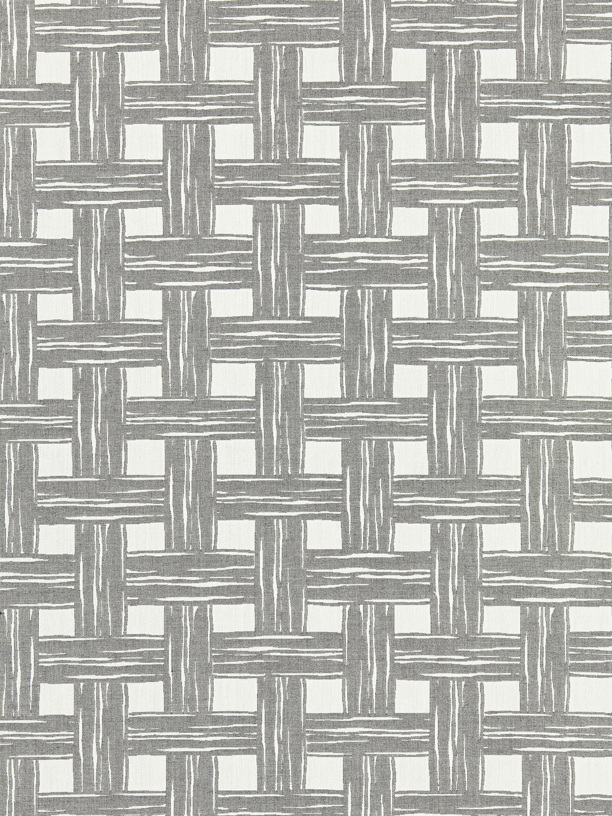 Scalamandre SC 000327059 STONE BAMBOO LATTICE Fabric - Eade's Wallpaper