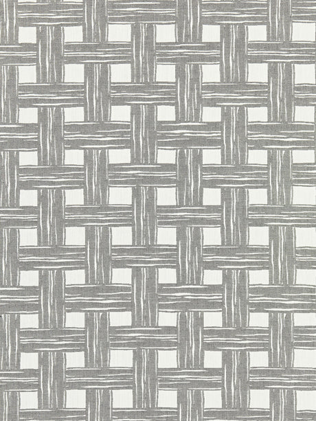 Scalamandre SC 000327059 STONE BAMBOO LATTICE Fabric - Eade's Wallpaper