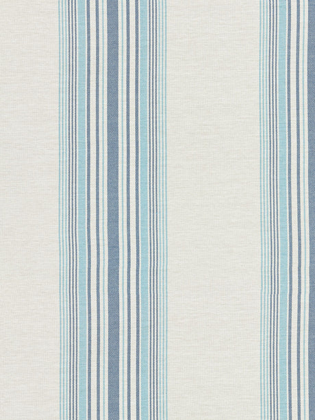 Scalamandre SC 000327069 CARIBE NAUTICAL STRIPE Fabric - Eade's Wallpaper