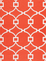 Scalamandre SC 000327072 CORAL CIRCLE FRET Fabric - Eade's Wallpaper