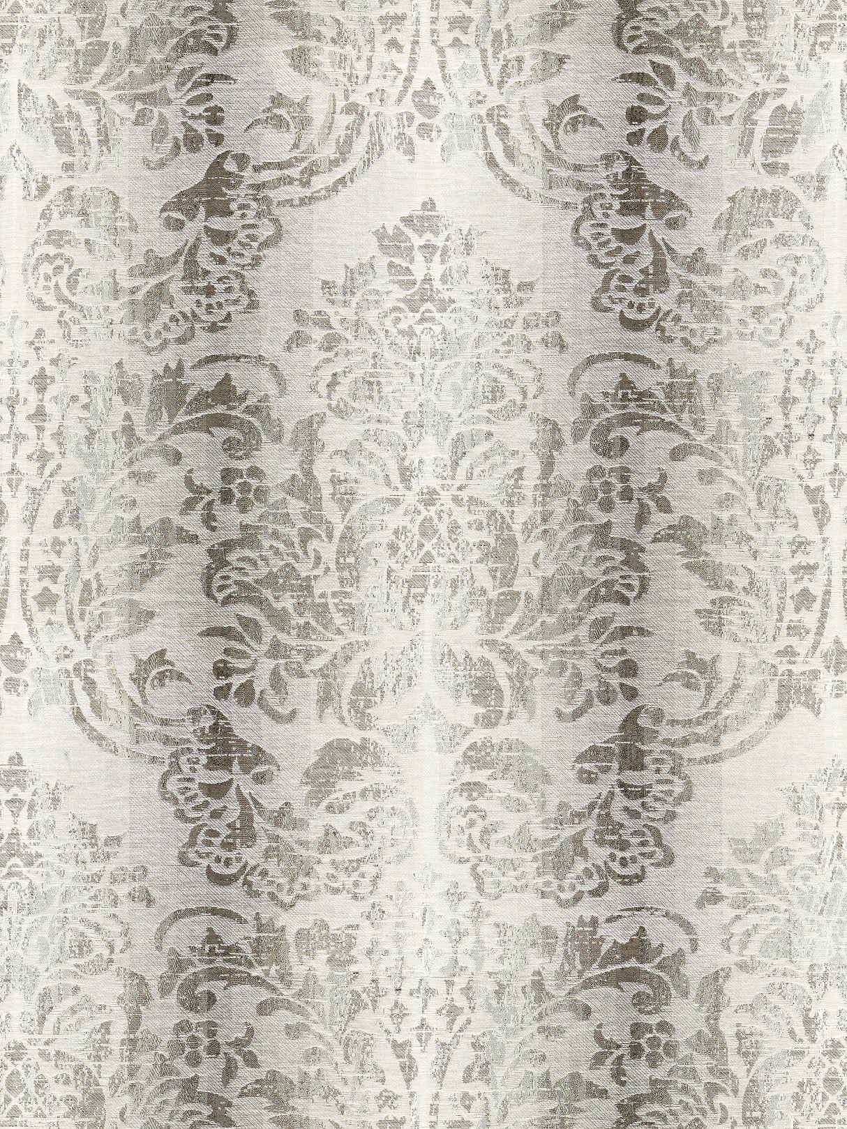 Scalamandre SC 000327093 ZINC SORRENTO LINEN DAMASK Fabric - Eade's Wallpaper