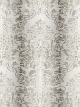 Scalamandre SC 000327093 ZINC SORRENTO LINEN DAMASK Fabric - Eade's Wallpaper