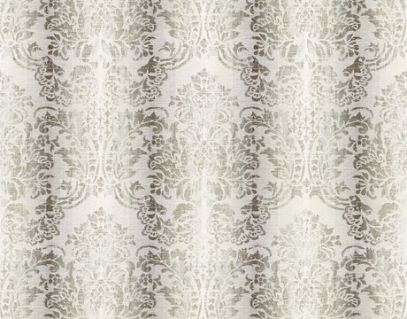 Scalamandre SC 000327093 ZINC SORRENTO LINEN DAMASK Fabric - Eade's Wallpaper