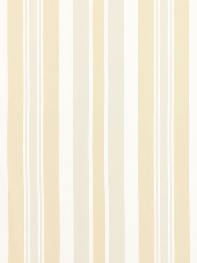 Scalamandre SC 000327112 PEBBLE MAYFAIR COTTON STRIPE Fabric - Eade's Wallpaper