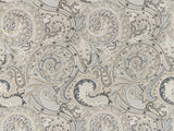 Scalamandre SC 000327124 FLAX MALABAR PAISLEY EMBROIDERY Fabric - Eade's Wallpaper