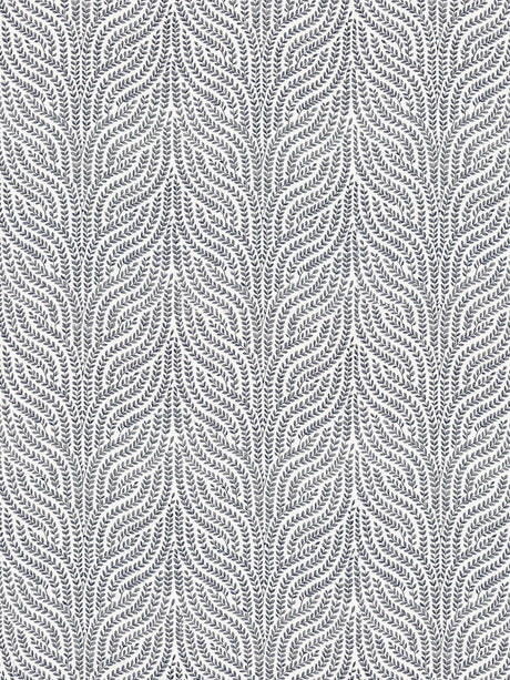 Scalamandre SC 000327125 NAVY WILLOW VINE EMBROIDERY Fabric - Eade's Wallpaper