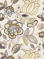 Scalamandre SC 000327126 FLAX COROMANDEL EMBROIDERY Fabric - Eade's Wallpaper