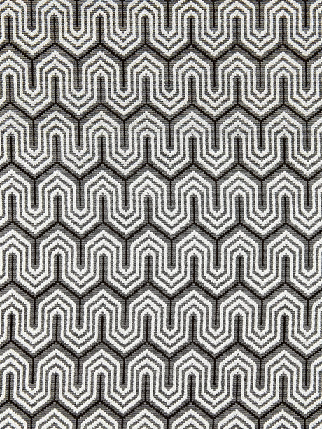 Scalamandre SC 000327129 GRAPHITE UNDULATION Fabric - Eade's Wallpaper