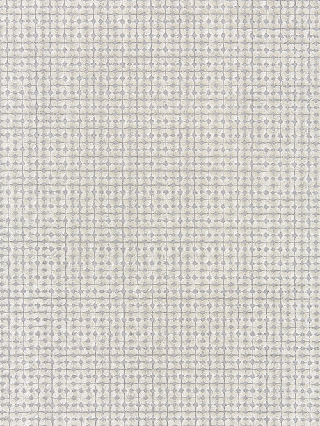 Scalamandre SC 000327133 PEWTER FLORET EMBROIDERY Fabric - Eade's Wallpaper
