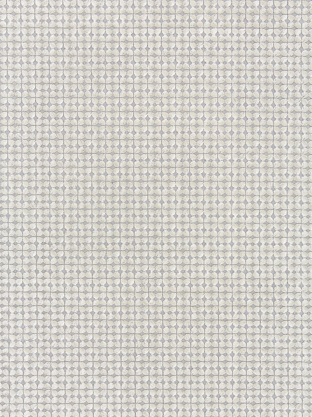 Scalamandre SC 000327133 PEWTER FLORET EMBROIDERY Fabric - Eade's Wallpaper