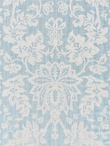 Scalamandre SC 000327136 BLUESTONE METALLINE DAMASK Fabric - Eade's Wallpaper