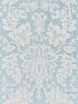 Scalamandre SC 000327136 BLUESTONE METALLINE DAMASK Fabric - Eade's Wallpaper